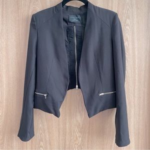 Lovetree Black Blazer with crisscross back detail